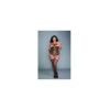 Combinaison bodystocking grande taille résille fantaisie 